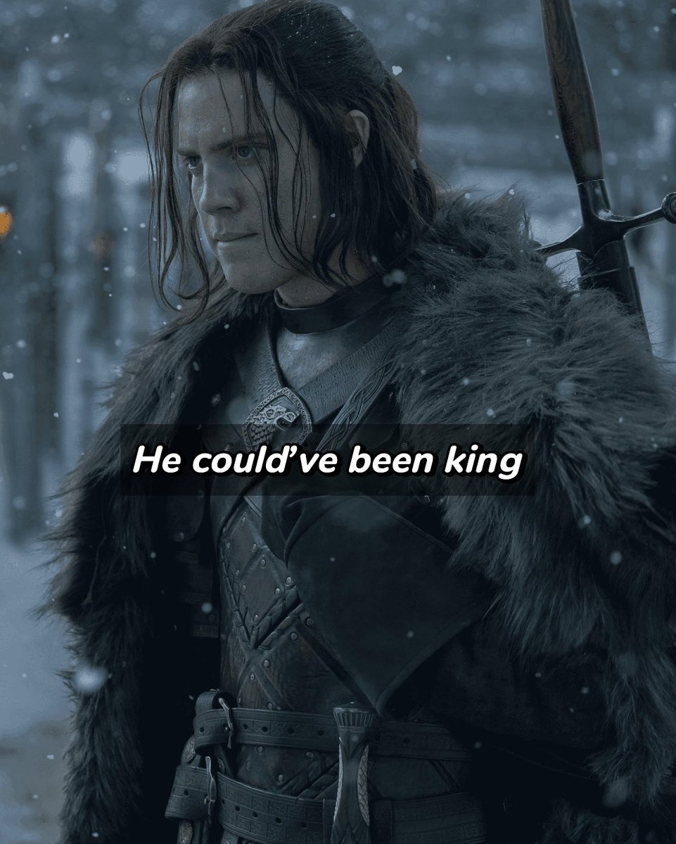 Uc_heyy02's tweet photo. The Starks were always there for the Targaryens.

Cregan Stark marched south with 20,000 men after Rhaenyra Targaryen was already dead

and still chose not to take the throne.

In 8 days as Hand to Aegon III Targaryen, he cleaned up what the entire realm couldn’t fix.

Some houses chase power.
The Starks prove they’re above it.

Or was that a mistake?