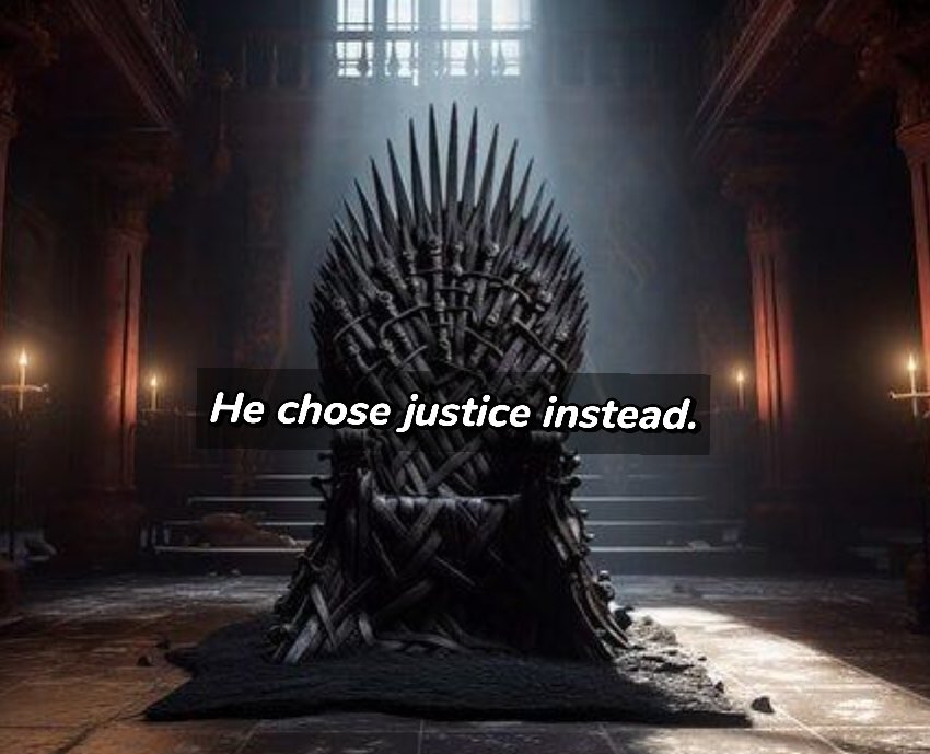 Uc_heyy02's tweet photo. The Starks were always there for the Targaryens.

Cregan Stark marched south with 20,000 men after Rhaenyra Targaryen was already dead

and still chose not to take the throne.

In 8 days as Hand to Aegon III Targaryen, he cleaned up what the entire realm couldn’t fix.

Some houses chase power.
The Starks prove they’re above it.

Or was that a mistake?
