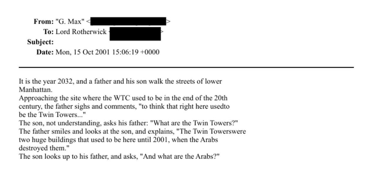 This is a fantasy of Ghislaine Maxwell's.

Remember that these are a people who want you annihilated; they have resolved that your homes be demolished, your mothers bereaved, your women widowed, your children orphaned, and your honor violated.