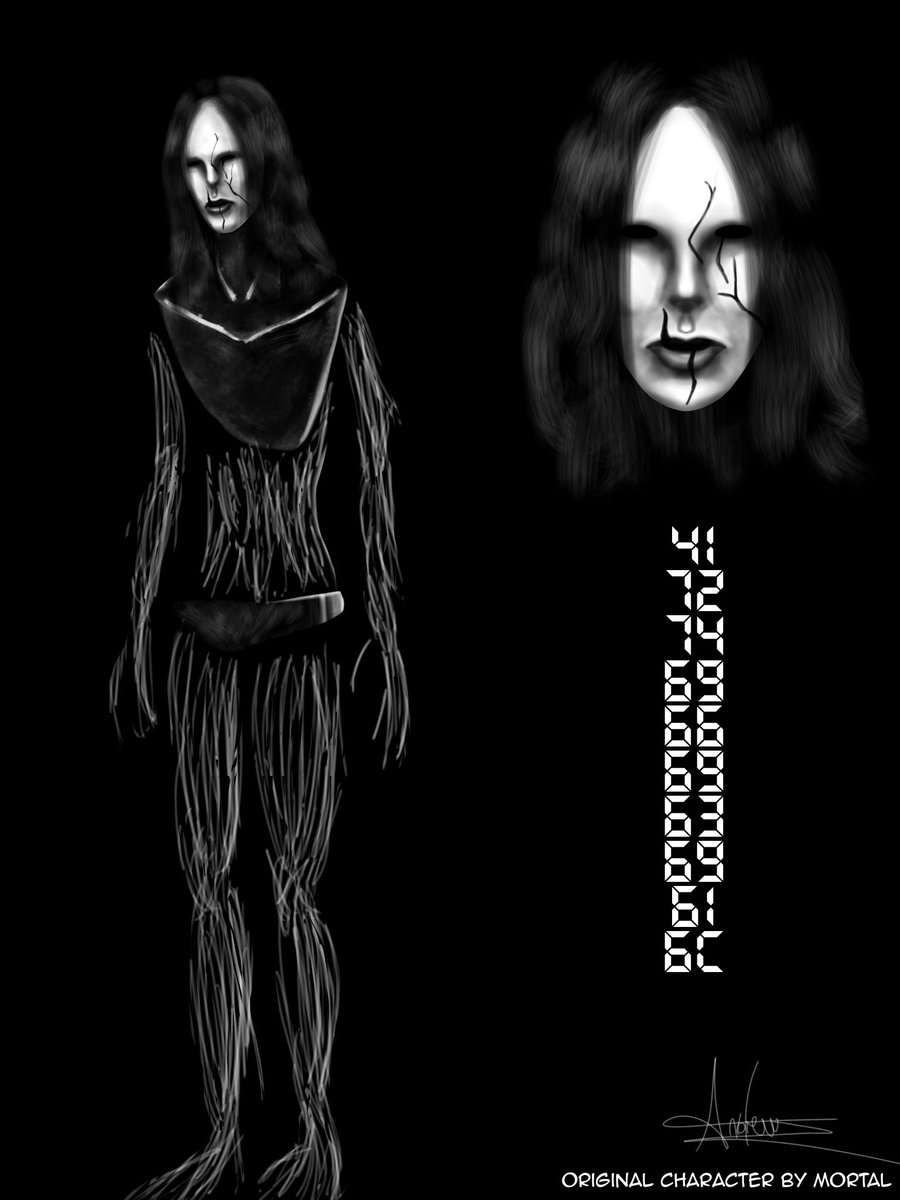 Th3_M0rtal_'s tweet image. Give a warm welcome to my second original character, 4172746966696369616C.

I wanted to post this along with a tiny extra comic with it, but the profile was getting silent, so i had to post something eventually. Forgive me for the long wait. 
#OriginalCharacter