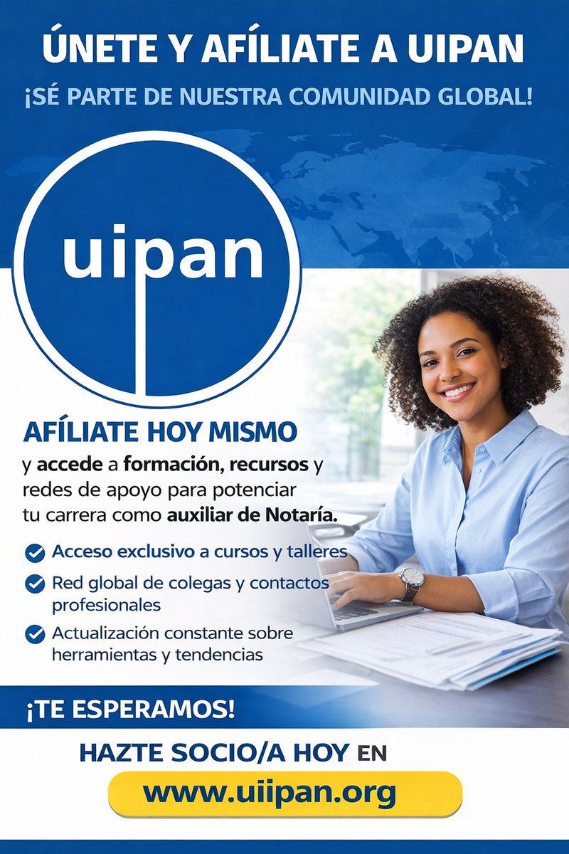 uipan_asociacio's tweet image. #UIPAN #Notariado #AuxiliaresNotariado