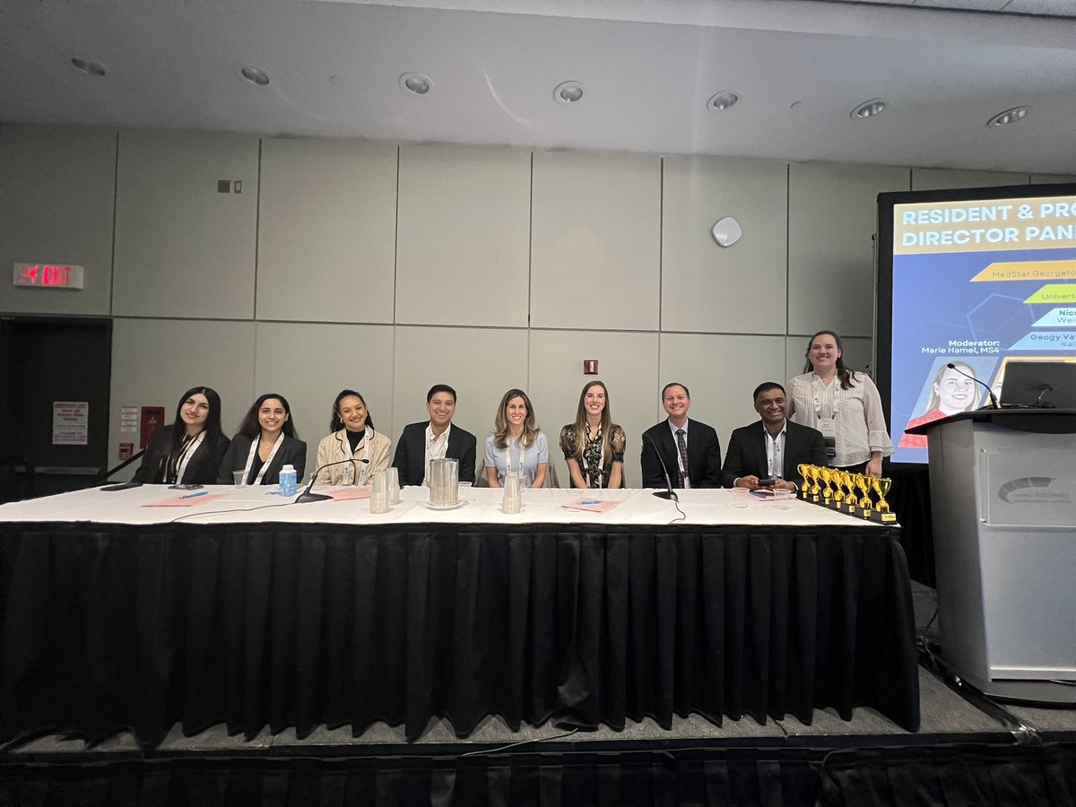 SIRRFS's tweet photo. We had a star-studded panel for our Program Director, Fellow, and Resident panel! 

A huge thank you to our panelists @ashleylambaMD @EKothekar @LauraMarr13 @IshanSinhaMD @NLamparello @NikkiKeefe @jt_cardella @VISLAMDSCAIP (@uclaVIR @Brown_VIR @MountSinaiIR @WeillCornell_IR @UNCRadRes @Georgetown_IR @KPVISLA) & moderator @Marie_Hamel17 (@BrownMedicine) for their amazing insights 🌟