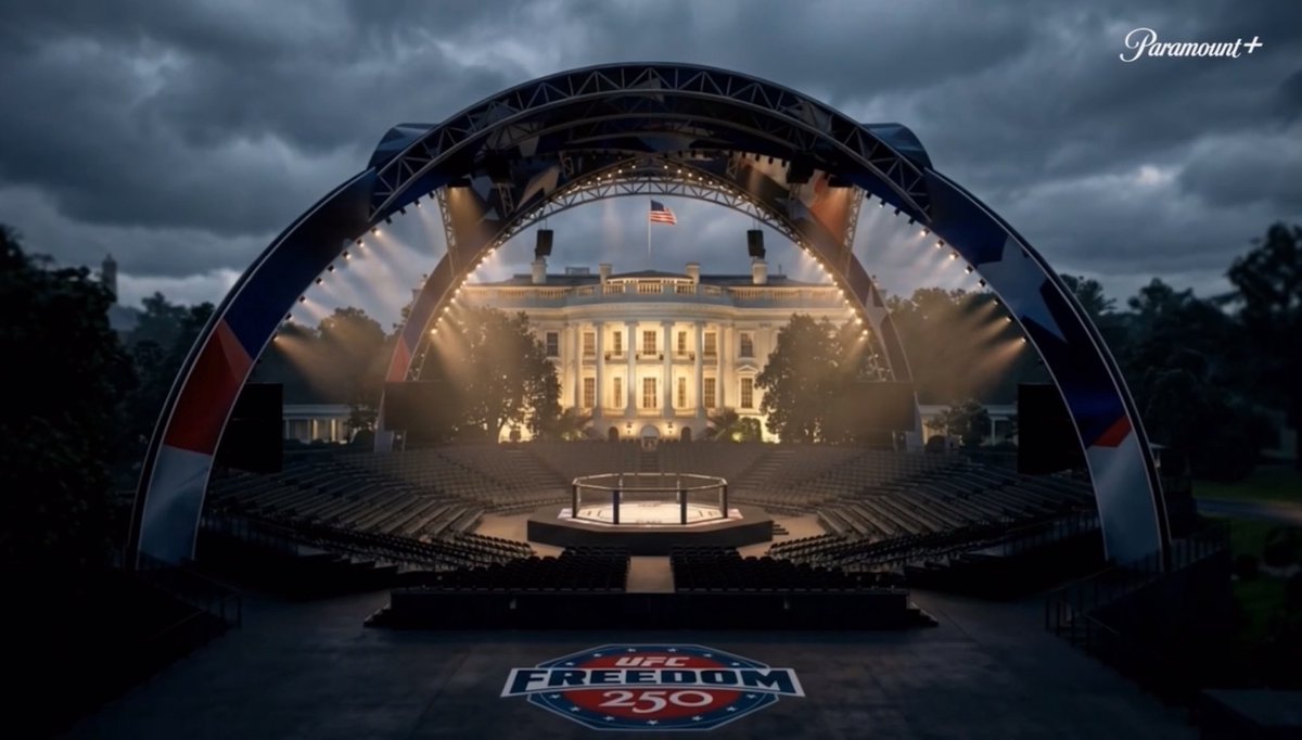 JUST IN: UFC unveils White House stage
