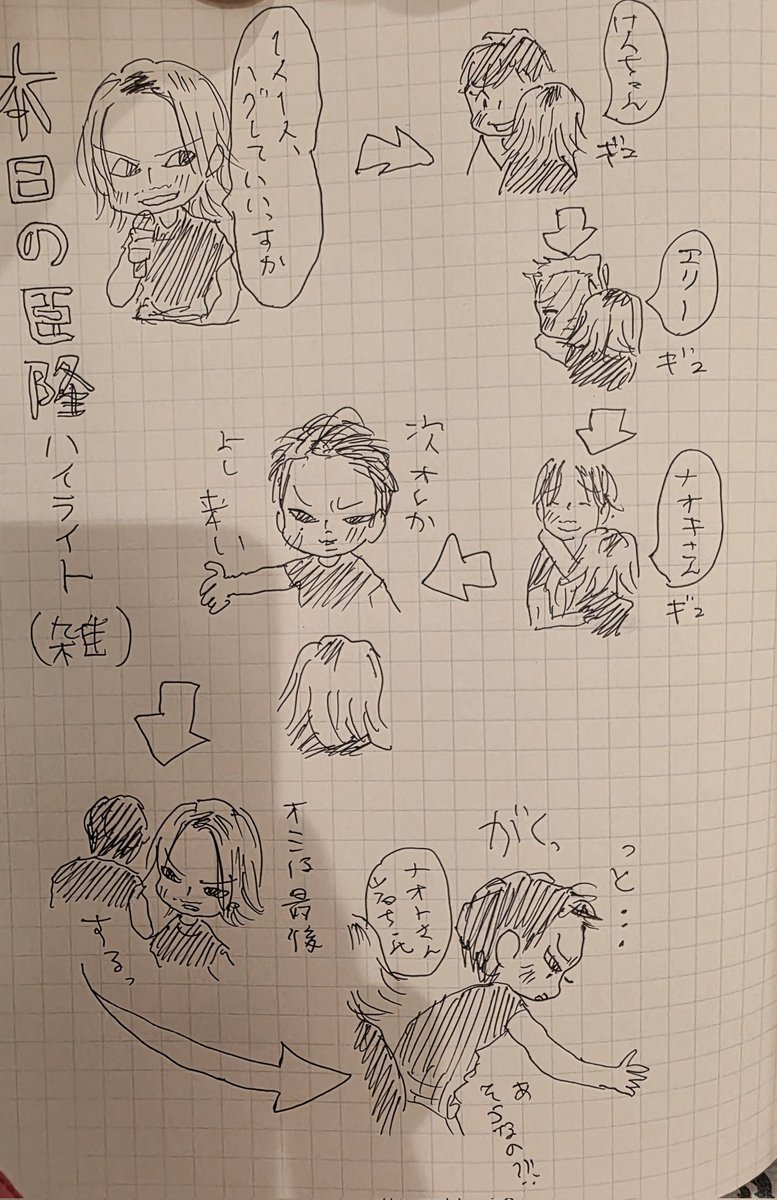 さぁ、これだけは描いておきましょうねぇ(雑)🥹❤️💙