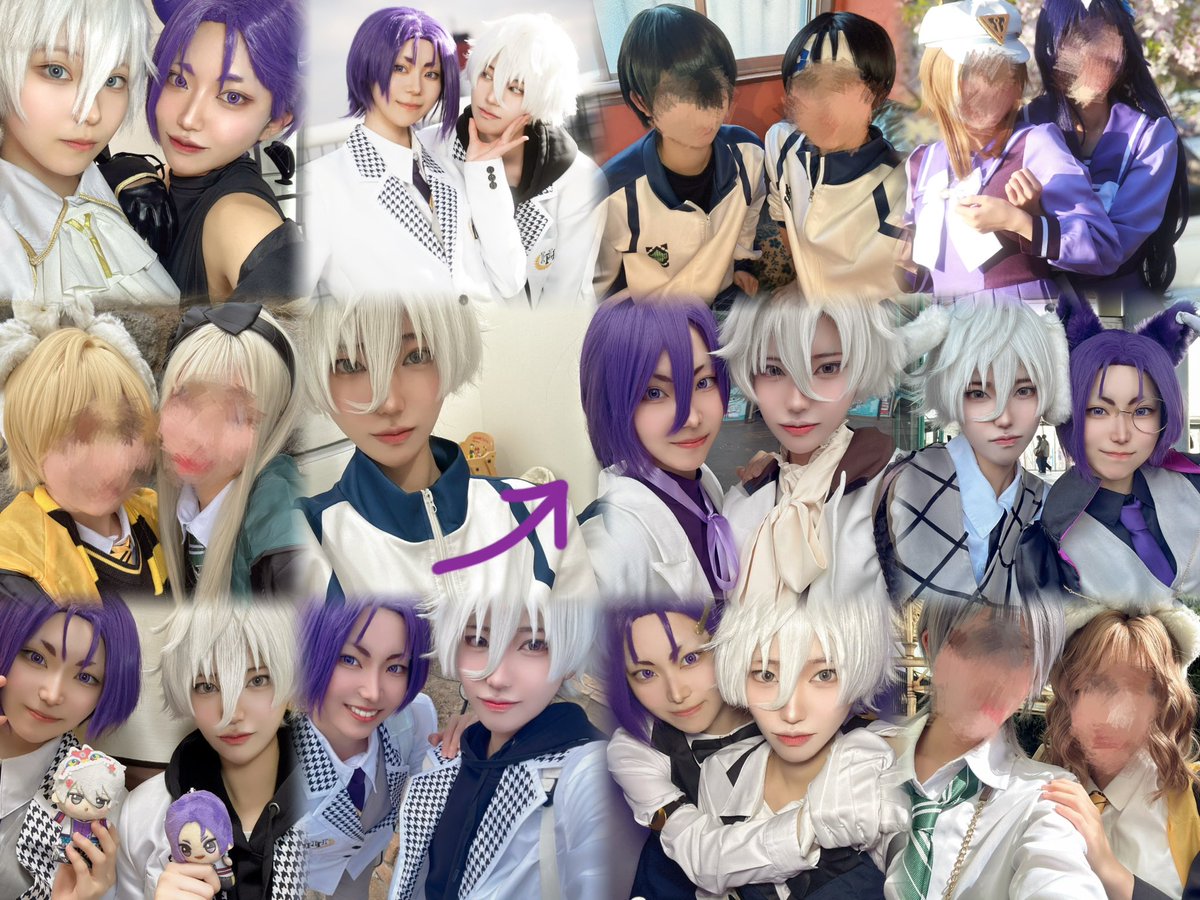春休み週1で会ってくれてありがとう︎💕︎︎（2月第4週だけ2人ともインフルなったけど😹）
コス纏めたらほぼナレでおもろいwwww
