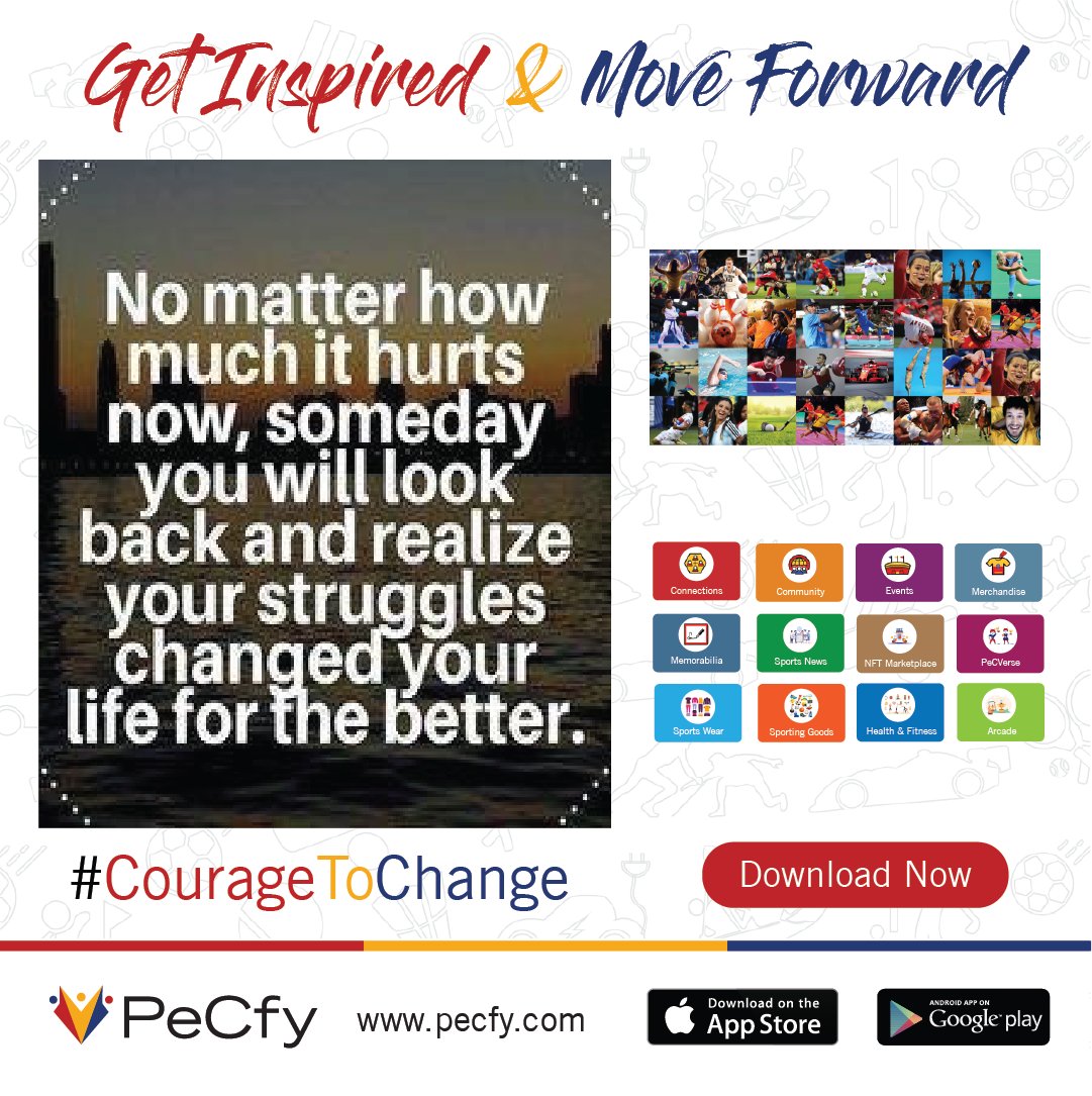 PeCfy_'s tweet photo. Find your source of motivation as #SportEnthusiasts . Experience your favorite #Sport in a whole new way with #PeCfy . Follow us to learn more.
.
Download The App On:
Apple Store - https://t.co/VEIlezCXoB
Google Play - https://t.co/P34zseygEU
.
#SuperApp #FanEngagement #SportsFan https://t.co/Gtm2YkRNUg