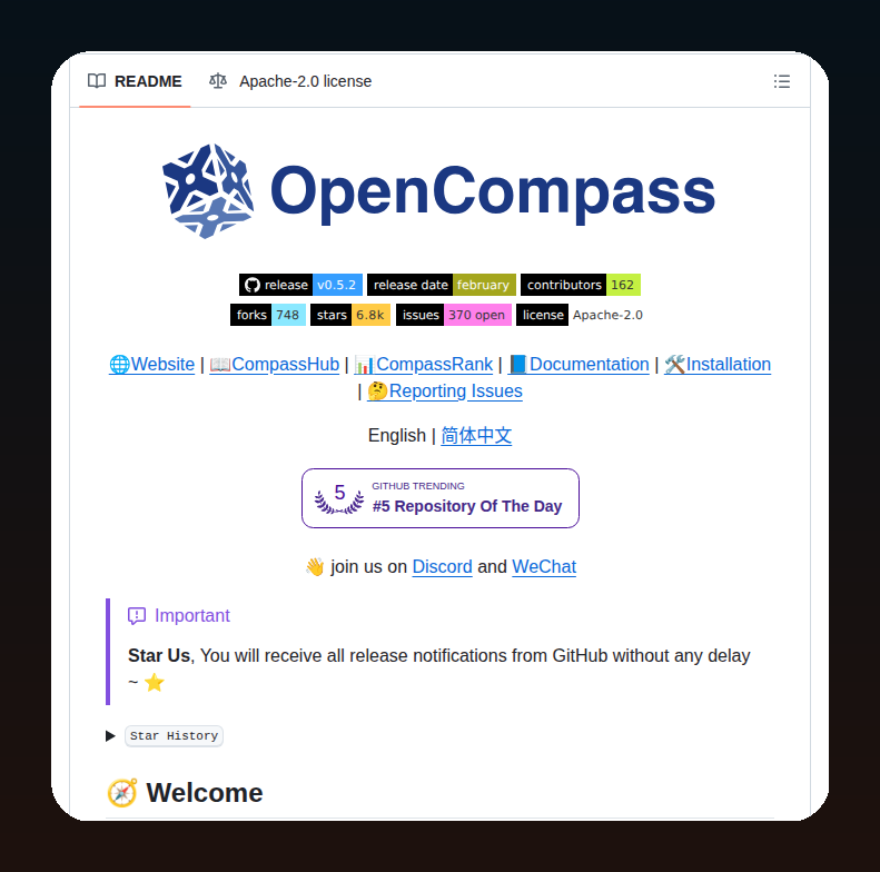 tom_doerr's tweet image. Framework for evaluating large language models

github.com/open-compass/o…