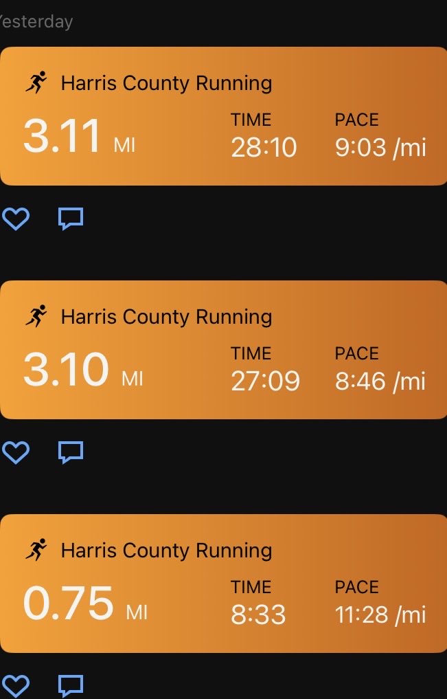 Rajulesrirama's tweet image. Good morning! Hristos a înviat !
That makes 38 miles for the week. Most of the miles were a struggle 🚌
Have a good rest of the weekend.
#run #runner #running #runchat