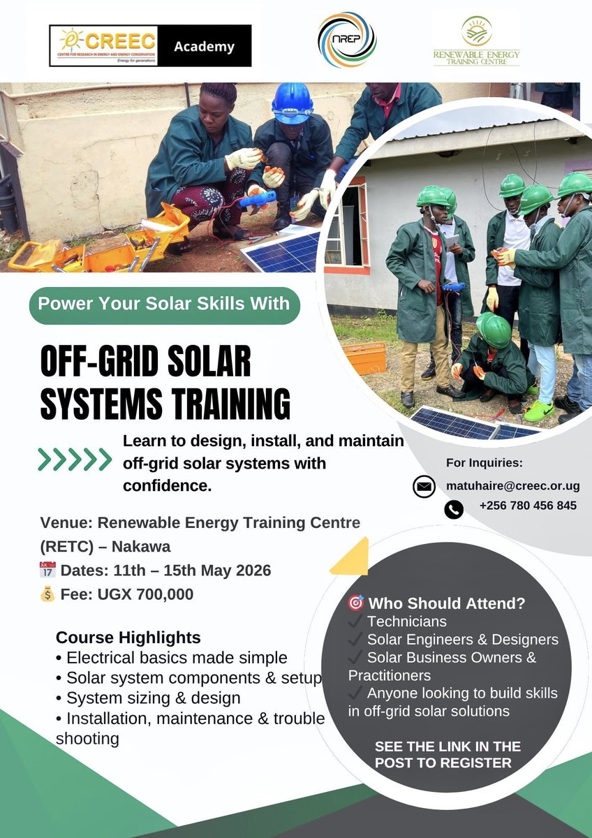 Renewable Energy Training Centre (RETC) tweet media