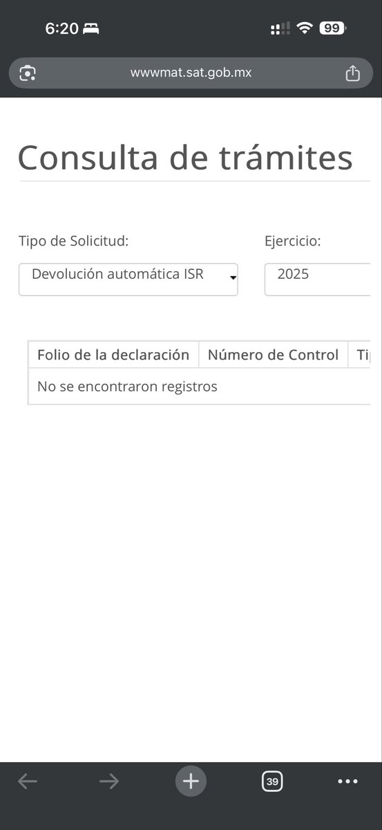 isayala's tweet photo. @Carlos88108837 @SATMX Simplemente dice que no se encontraron registros https://t.co/HVPH31Ic1W