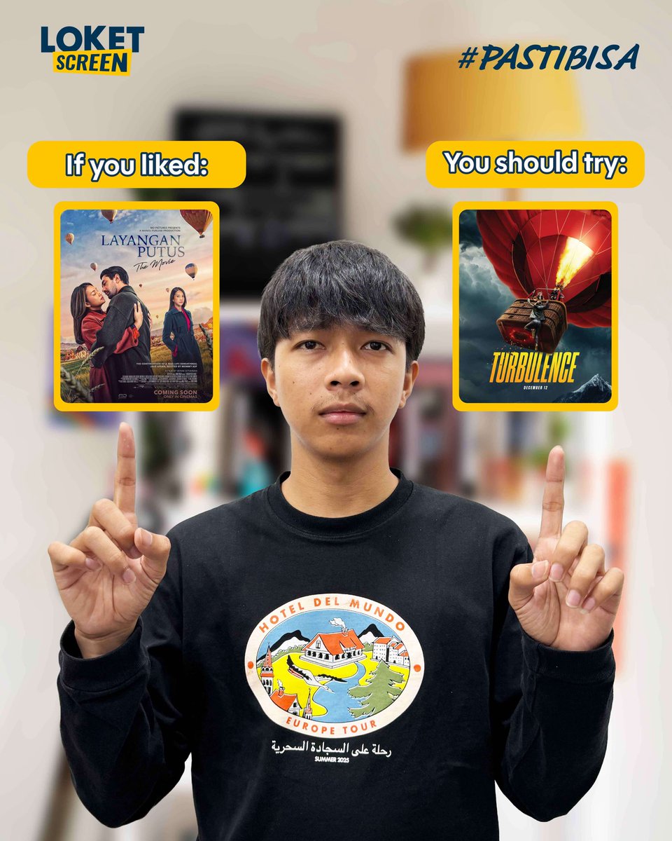 loketscreen's tweet image. Mirip-miriplahh ~

Lagi banyak film yang seru lho! Ada @projecthailmary , The King’s Warden, Turbulence, sampai Ghost in the Cell yang tayang minggu depan! Beli tiketnya di website LOKET Screen atau aplikasi LOKET Screen ya karena #PASTIBISA dapetin banyak promo yang mantap 🔥