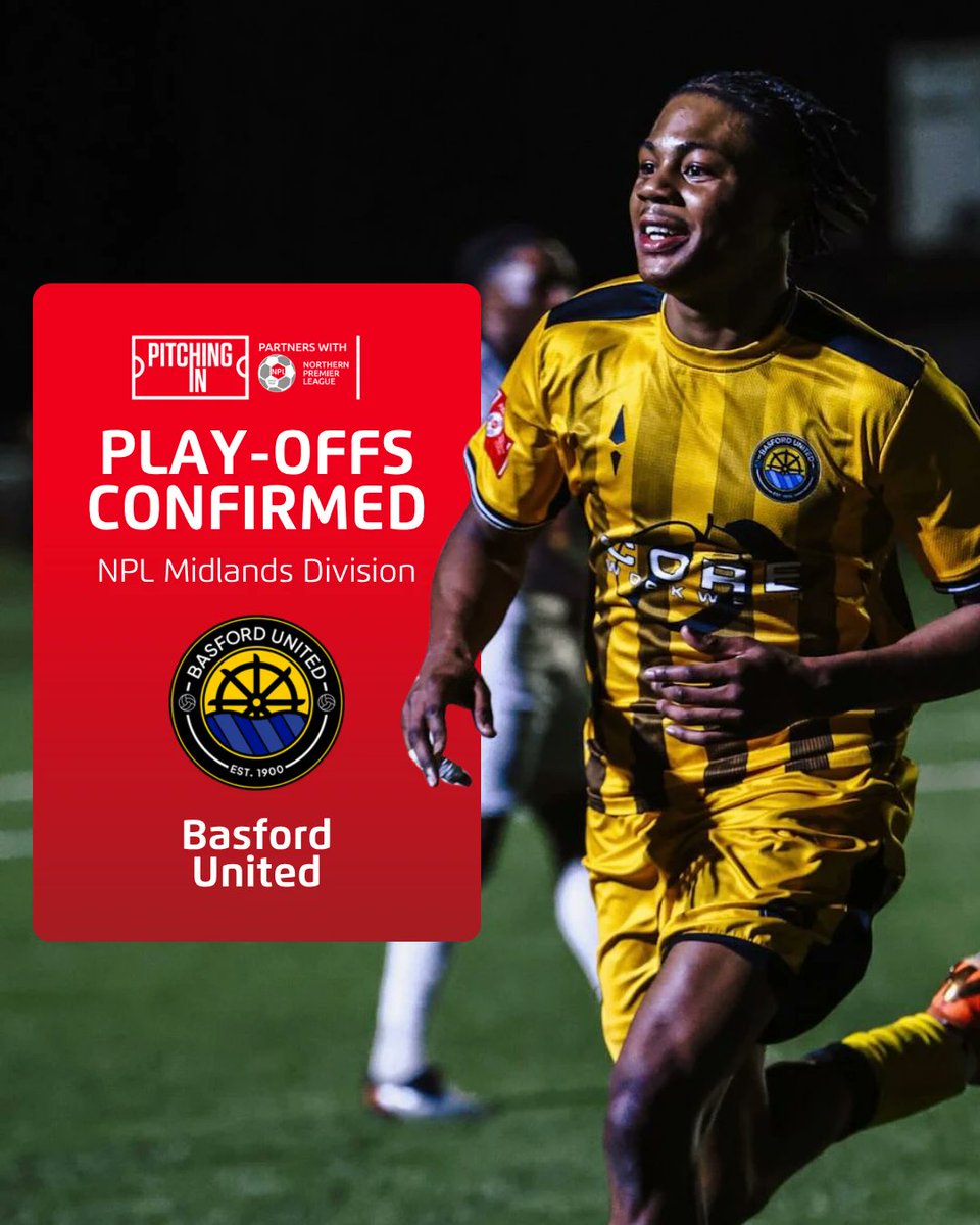 Play-offs confirmed for <a href="/Basfordutdfc/">Basford United FC</a> 🔒

The Ambers' battle for promotion continues in the NPL Midlands Division ⏩