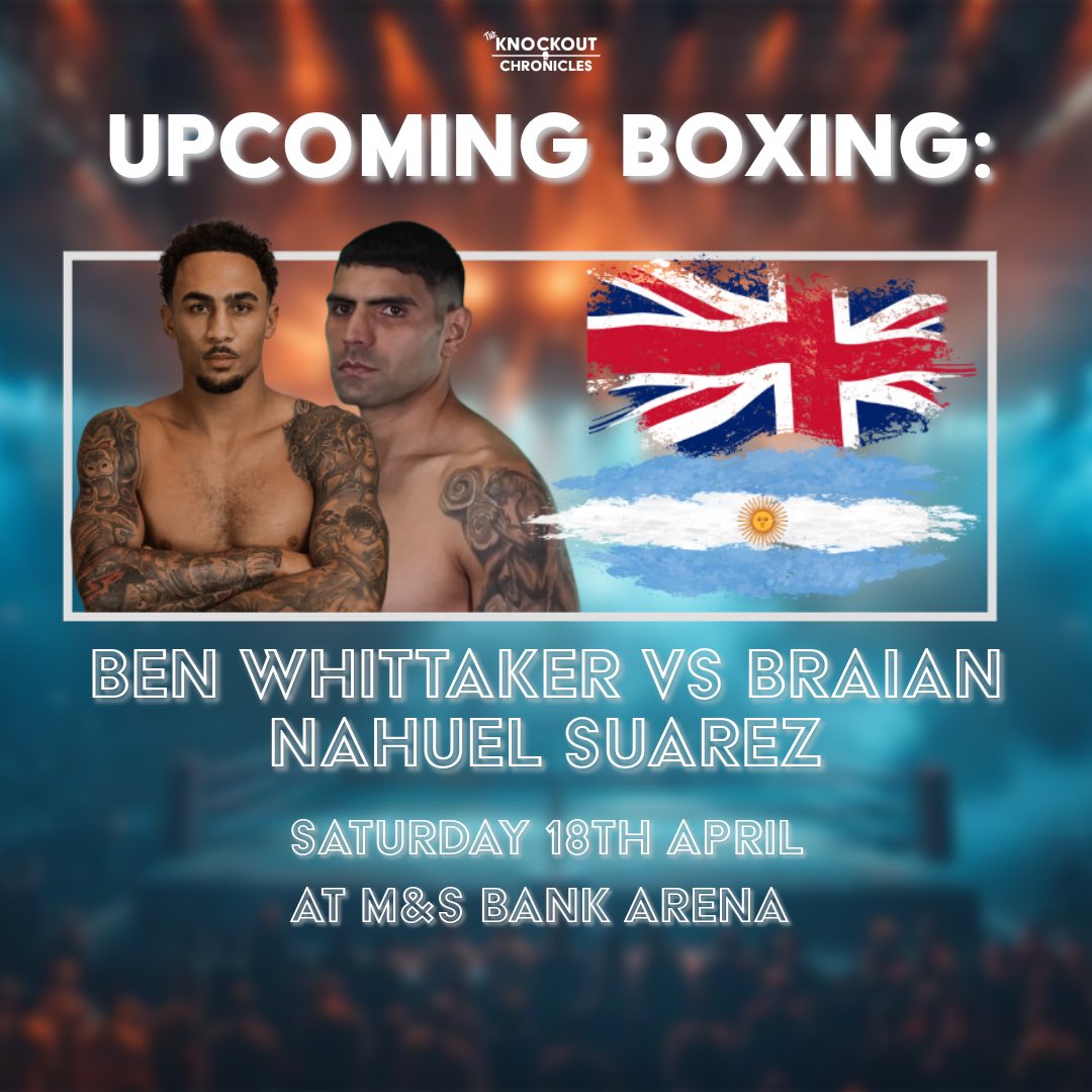 Ben Whittaker headlines in Liverpool against Braian Nahuel Suarez, after the initial main event of Callum Smith vs David Morrell was cancelled. #boxing #benwhittaker #boxingnews #trending