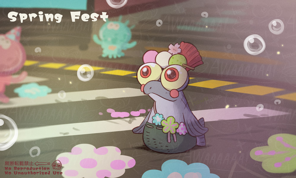 🫧ふわもこ🌸🍡🫧
（過去絵）