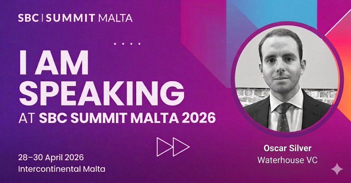 WaterhouseVC's tweet photo. Hello 🇲🇹

Our Investment Analyst Oscar Silver will be a speaker at @SBC_Channel Summit Malta 2026.

If you would like to organise a meeting with Oscar while he is in Malta, please reach out to us at info@waterhousevc.com

 📅 28-30 April
📍 InterContinental, Malta https://t.co/eV47NG7yNh