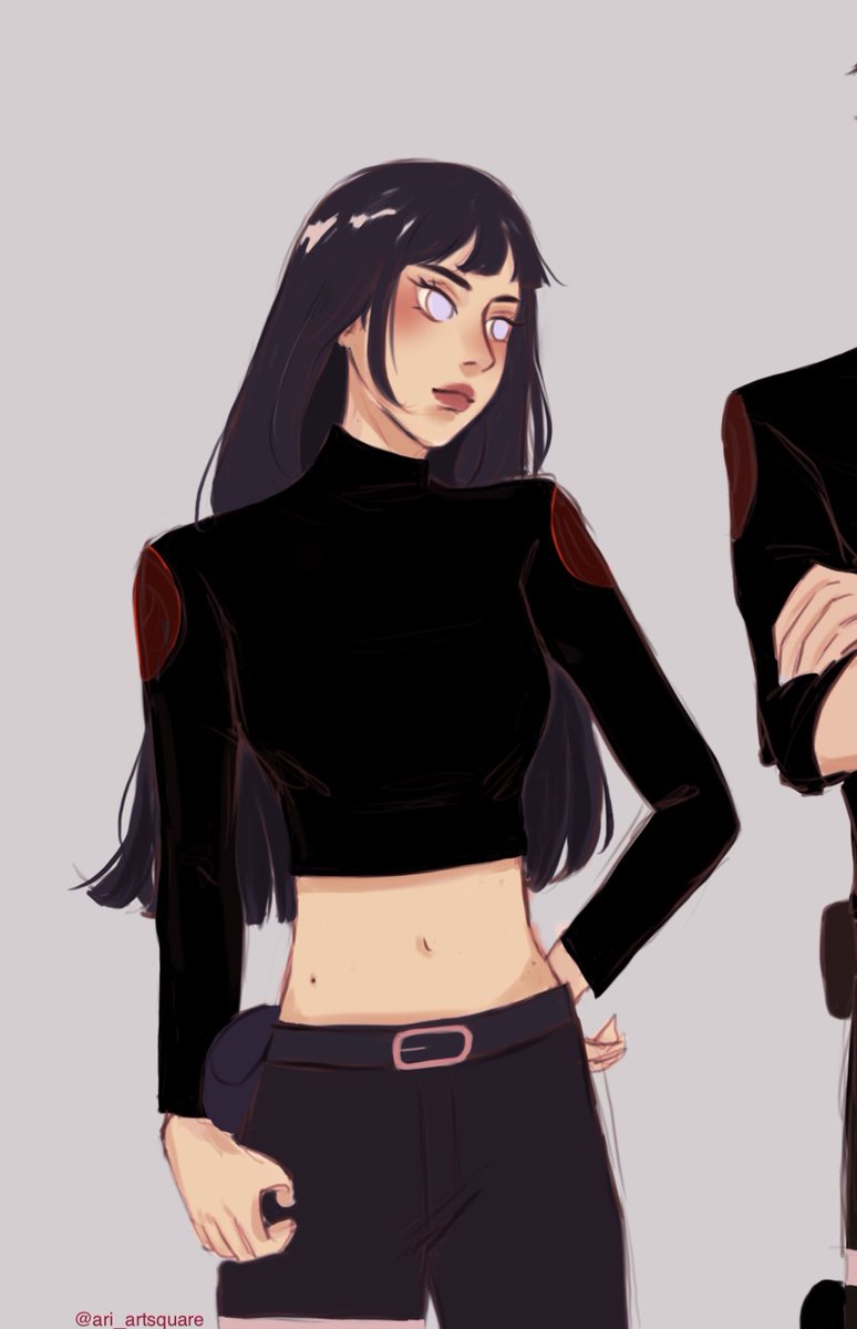 This is one of my fav drawing I made of Hinata #naruto