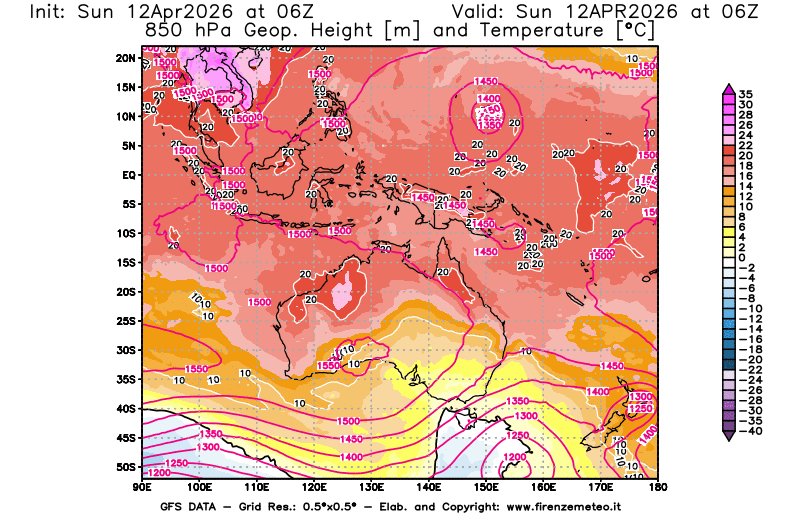 firenzemeteoit's tweet image. #Mappe #meteo Oceania: #temperature, #geopotenziali, #pioggia, #venti. Modello di previsione: #GFS.
Link ITA: firenzemeteo.it/maps/gfs-tempe…
            
#Weather #maps of Oceania: #temperatures, #geopotentials, #rain, #winds. Forecasting model: #GFS.
Link ENG: firenzemeteo.it/en/maps/gfs-te…