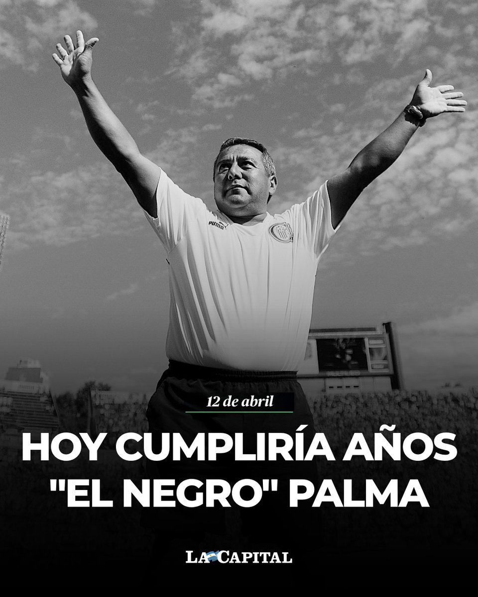 🖤 UN ÍDOLO ETERNO DEL FÚTBOL

Este 12 de abril, Omar Palma habría cumplido 68 años. El “Negro”, leyenda eterna de #Central. Ídolo, símbolo y dueño del corazón canalla, falleció a los 66 años tras sufrir un ACV.

📷 Archivo La Capital