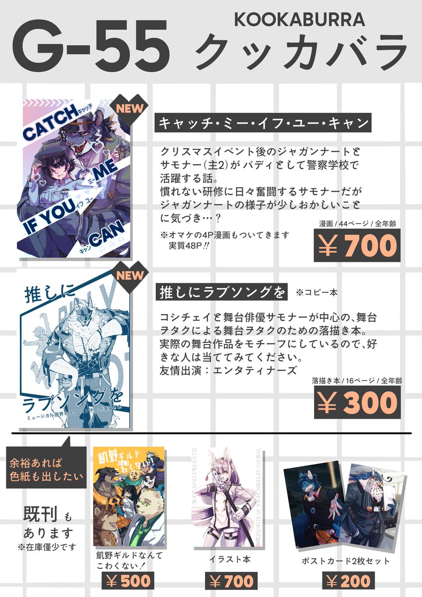 譶🌿関西けもケット【G-55】 tweet media