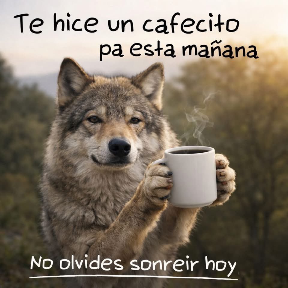 Buenos días 🥰☕️🌷😊🤗🌻