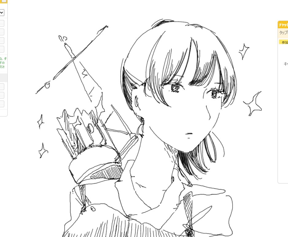 ものすごいひさしぶりに顔を描いた気がしている 