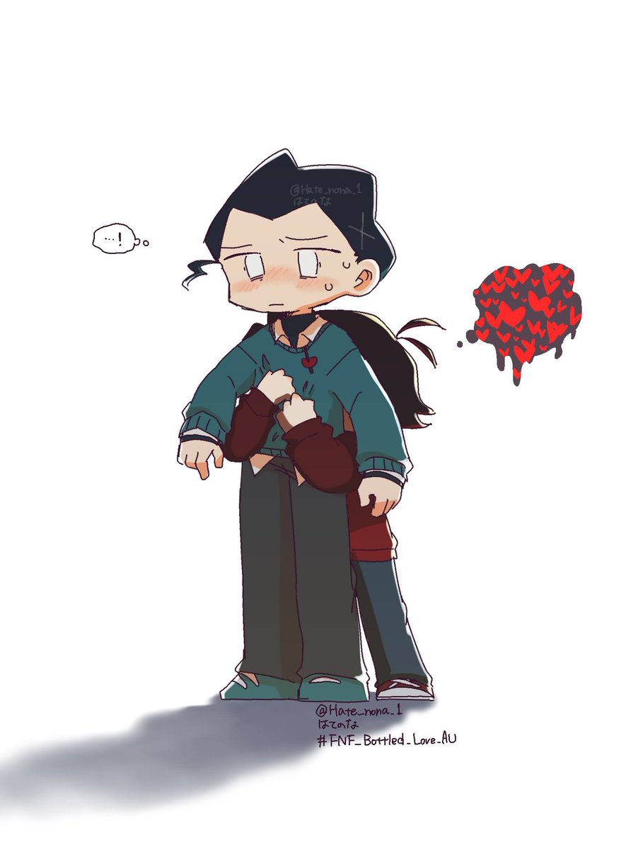 Hate_nona_1's tweet image. #FNF_Bottled_Love_AU
学生時代、例の事件前の2人