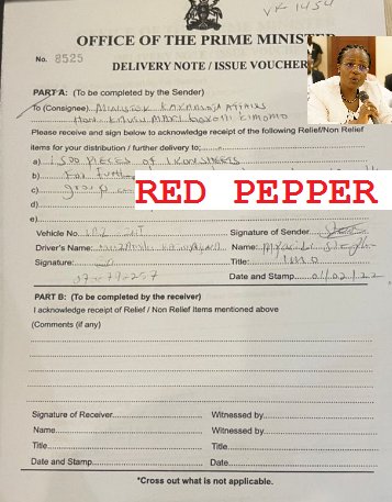 RedPepperUG's tweet photo. #MABAATI #BONANZA
Ex Minister Maria Goretti Kitutu received 1,500 iron sheets on 1st Jan 2022.
Her ministry later received an additional 3,000 pieces on 17th June 2022, picked by two vehicles (UAP 343V & UAS 561P), all signed for by Finance Officer Winfred Ndagire. https://t.co/JDiNCQOocV