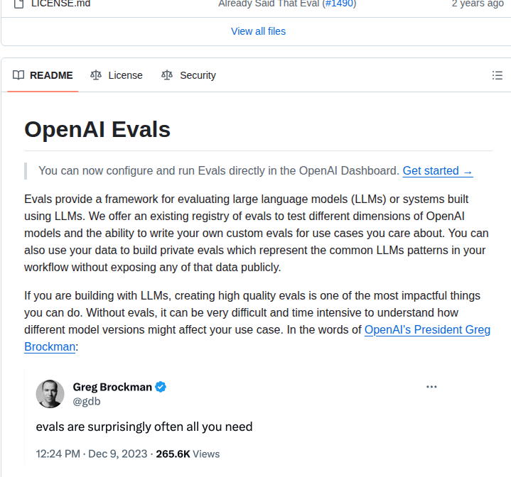 tom_doerr's tweet image. Framework for evaluating large language models

github.com/openai/evals