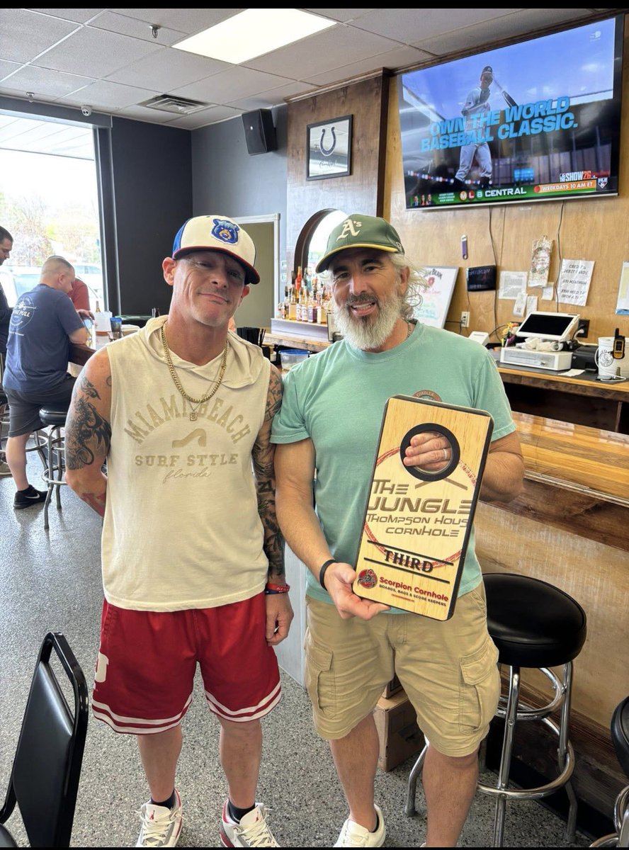 nstilly21's tweet image. Took third in yesterday’s blind draw benefit cornhole tournament 💪🏻🇺🇸 #Cornhole