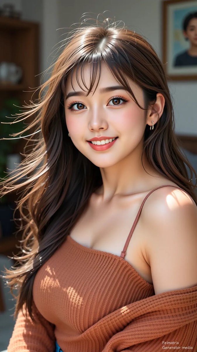 aifeifei799's tweet image. Whatever life throws at you, keep that smile ready—even if it’s a bit ‘work in progress’ behind the scenes. 😉 Keep shining! ✨ #KeepSmiling #LifeIsGood #Selfie