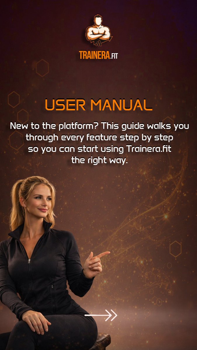 trainerafit's tweet image. New to Trainera? Our user manual walks you through every feature step by step. Set up your profile, manage clients, build programs, and track progress.

Start here: trainera.fit/user-manual

#PersonalTrainer #FitnessCoach #FitnessTech