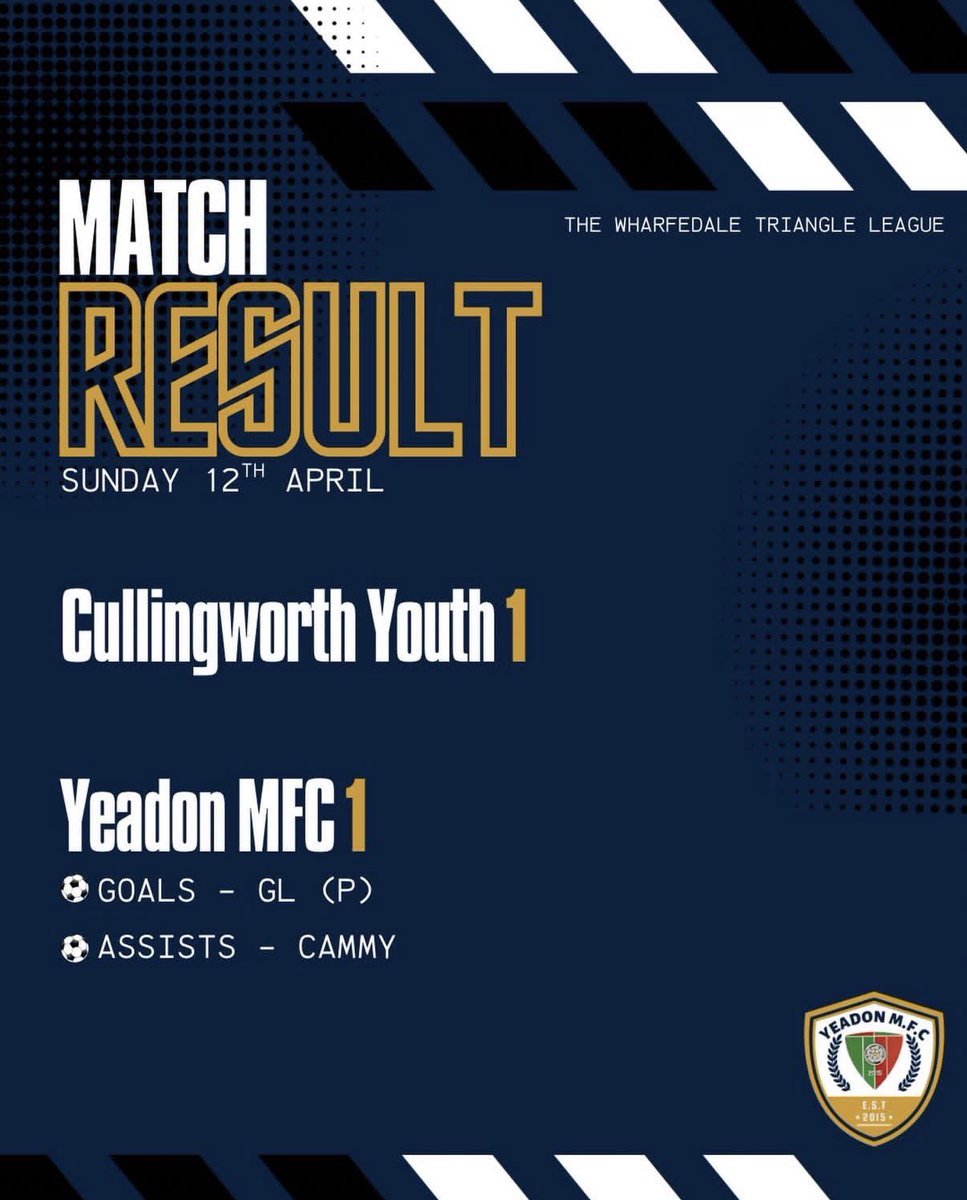 YeadonMFC's tweet photo. ⚽️ | Points shared in an ugly game https://t.co/Fk26YFcHtM