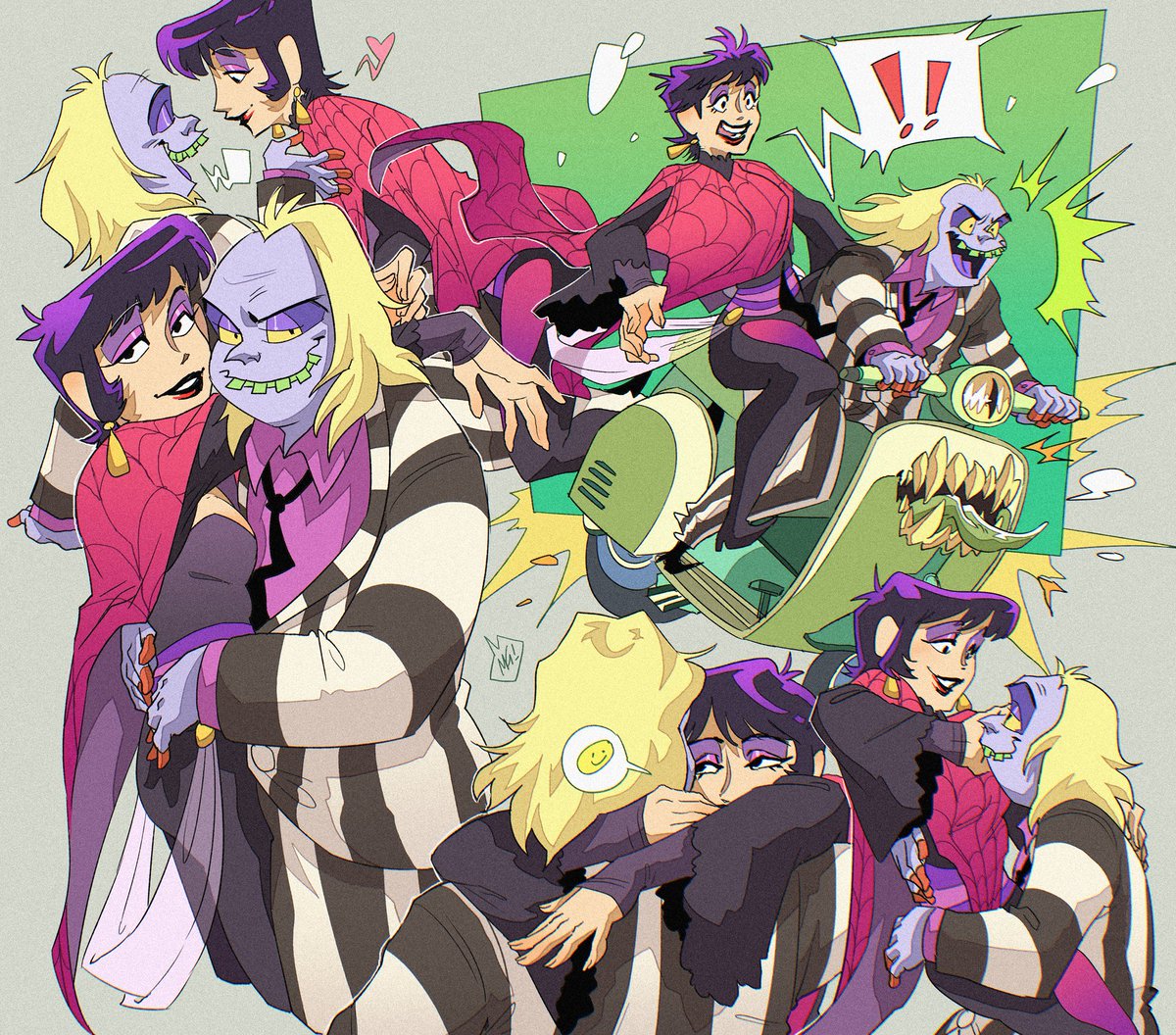 MrDespondency's tweet image. absolutely inseparable 🖤￼￼🪲
posting (exclusive) suggestive and advanced release #beetlebabes content on the SFW tier of my patreon now ~

feel free to stop by if you're interested! #beetlejuice #lydiadeetz