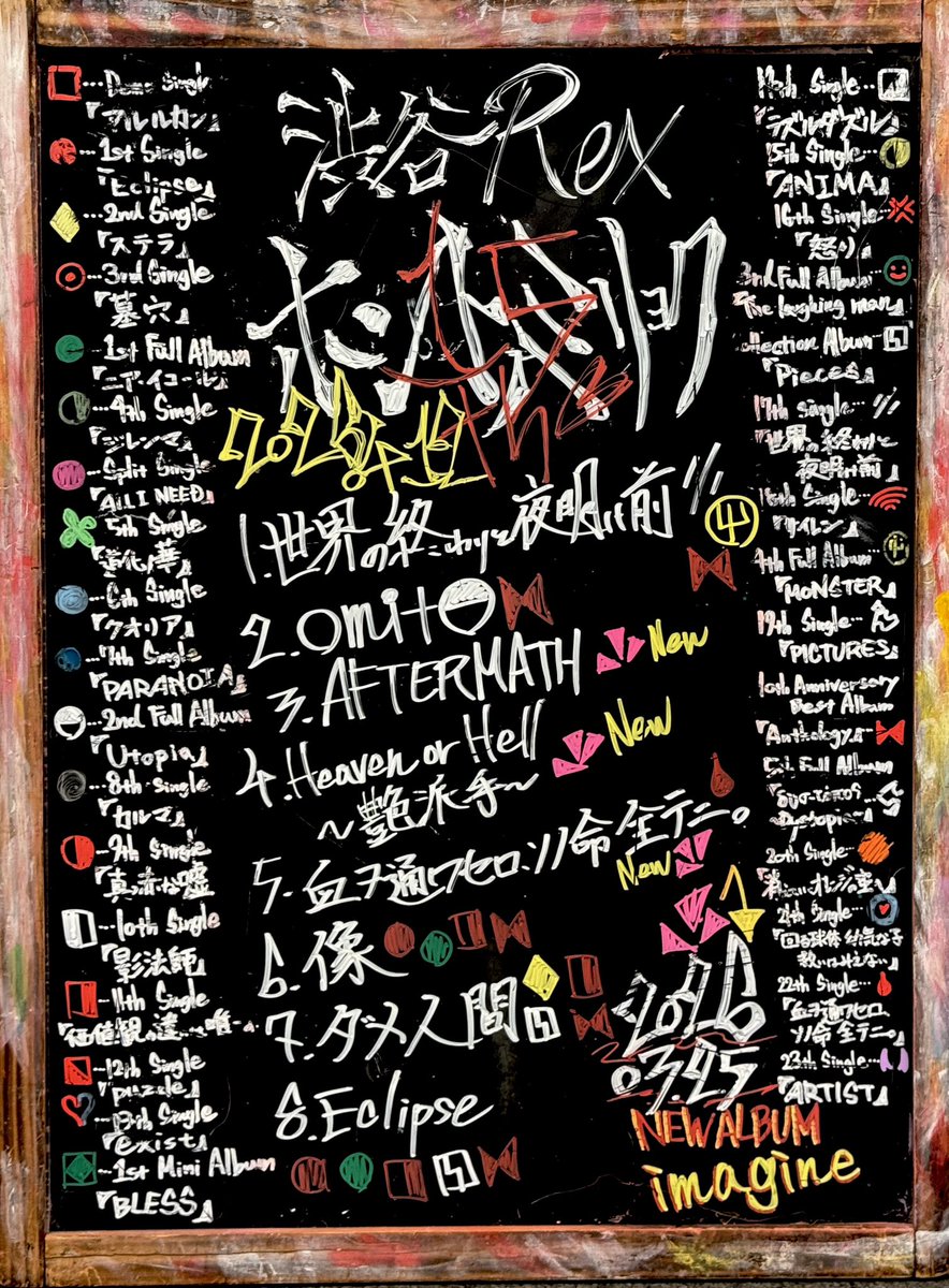 4月12日(日) Zepp Shinjuku 渋谷REX 15th Anniversary presents