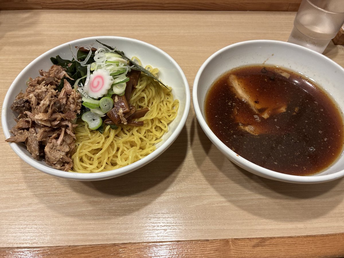 shibgae's tweet photo. 2026.4.12 麺や六等星　節のつけそば+つかみ肉 https://t.co/2kKvlRaZCN
