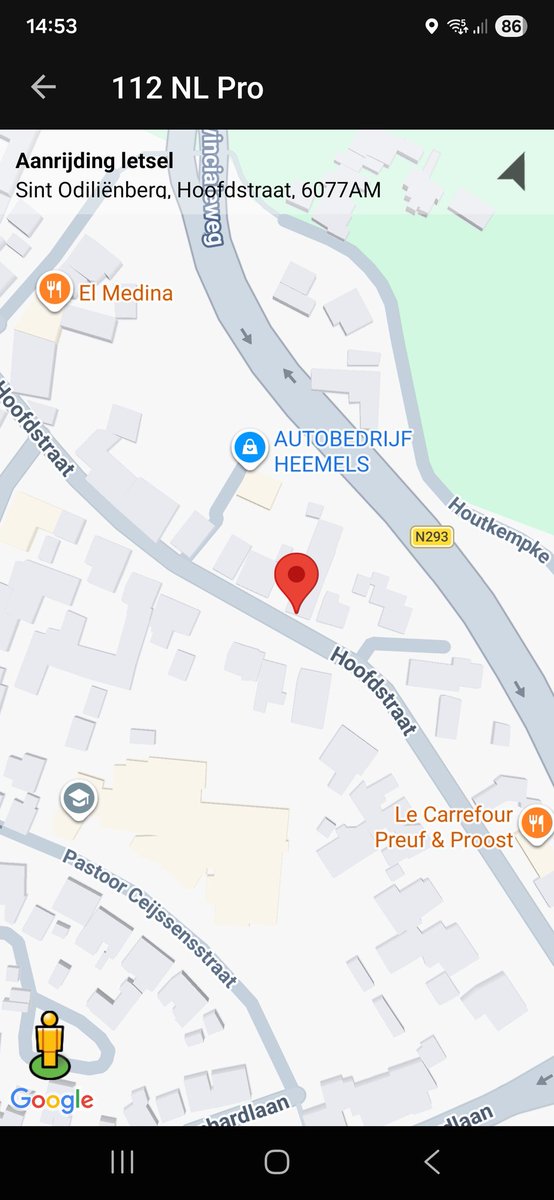 Aanrijding met vermoedelijk letsel in Sint Odiliënberg