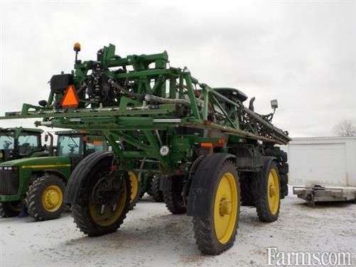 FarmsNews's tweet image. 2015 John Deere R4038 🔻

JD CommandView II Plus cab, front fill, 120 foot boom, stainless 1000 gallon tank, section control, hi flow pump with dual flow meter, and more.

usfarmer.com/chemical-and-f…

#ForSale