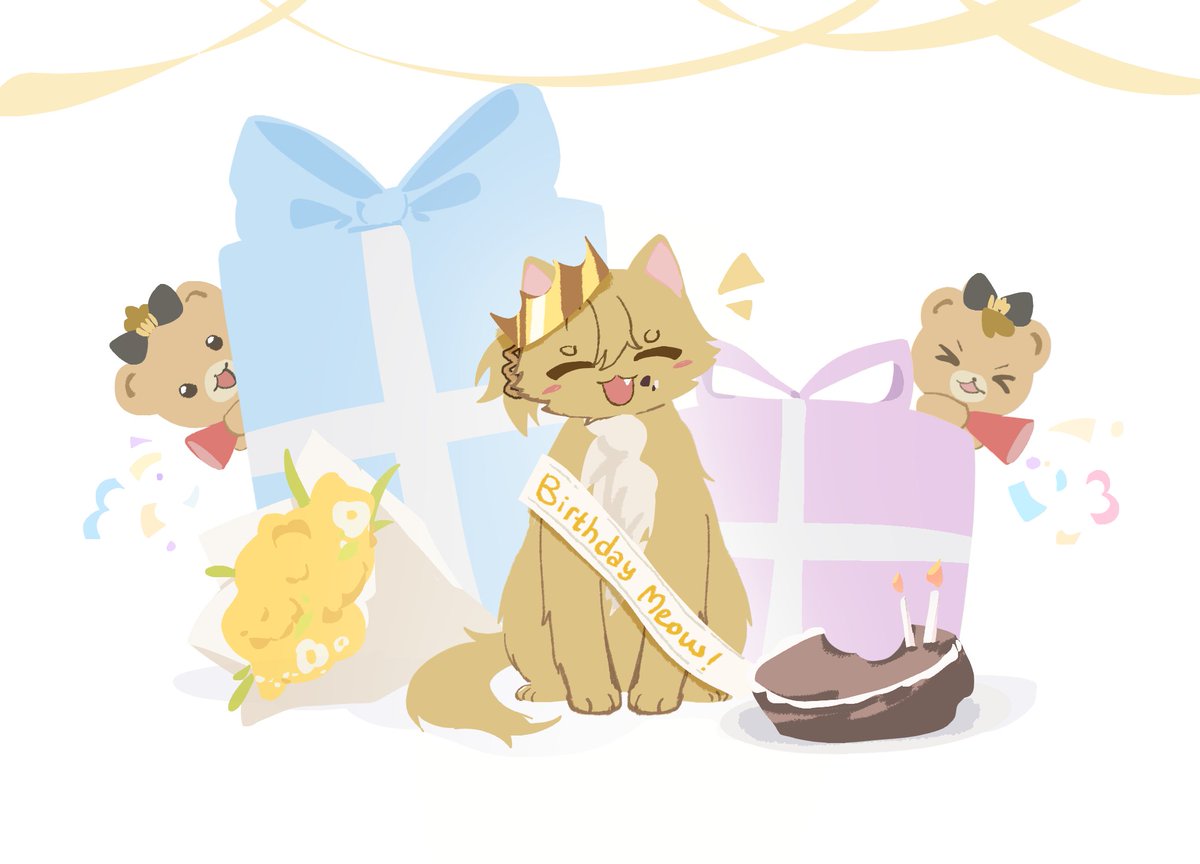 Honorary meow bday doodle!! 🎂🐱
#LucaPOGDay2026 #drawluca