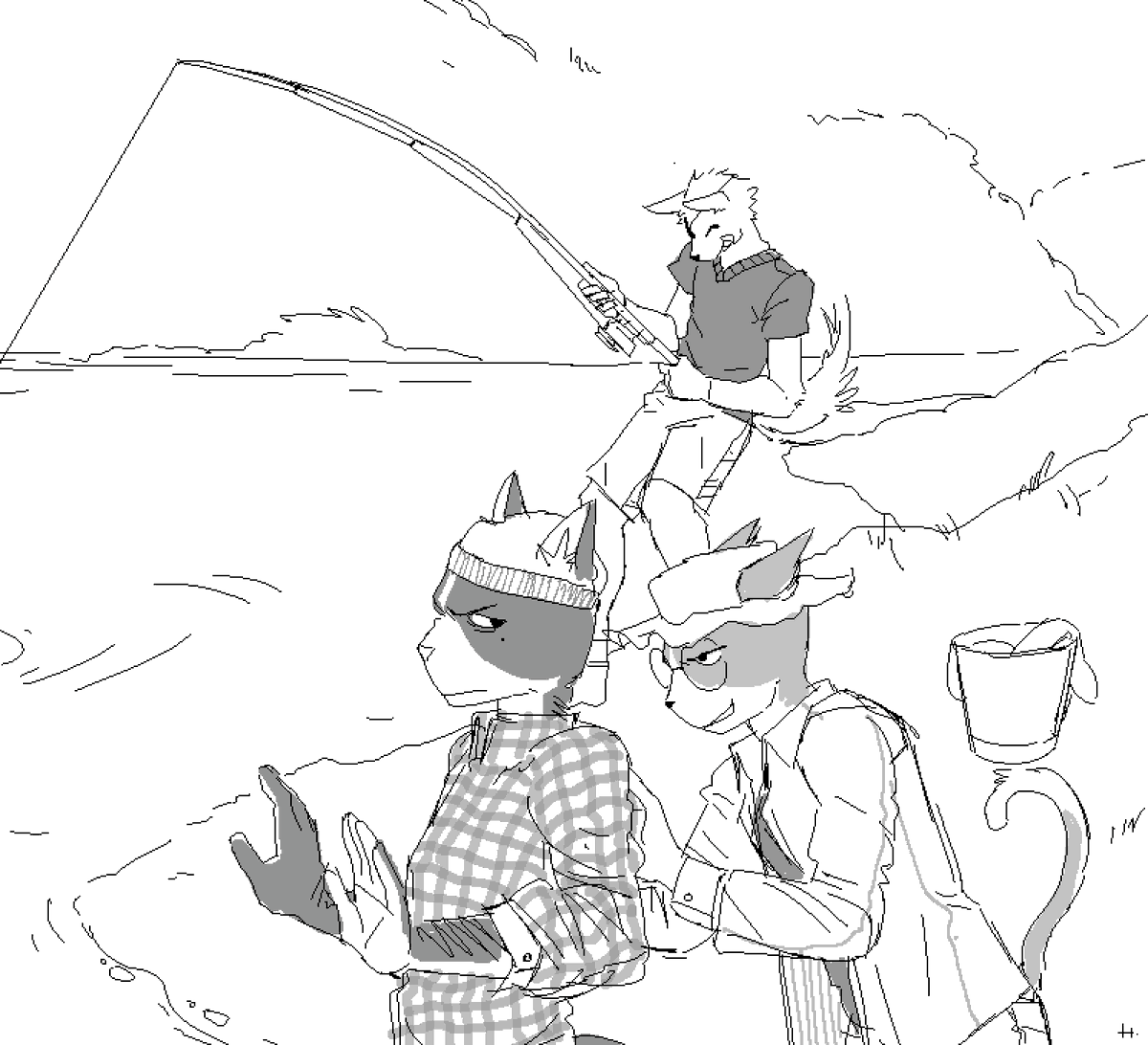 haebermani's tweet photo. #webfishing adventures with @VastianZZZ and @7b7a2f https://t.co/wWhNQeGXYt