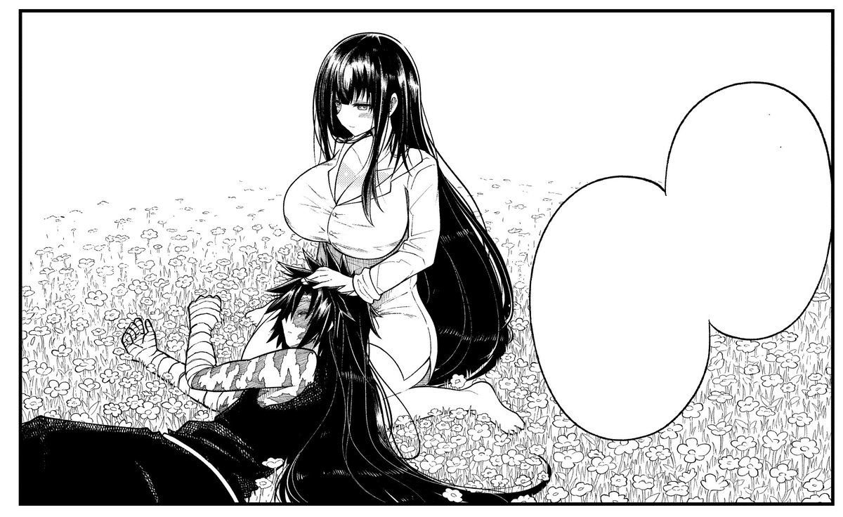 花畑を出す魔法(気合い) 