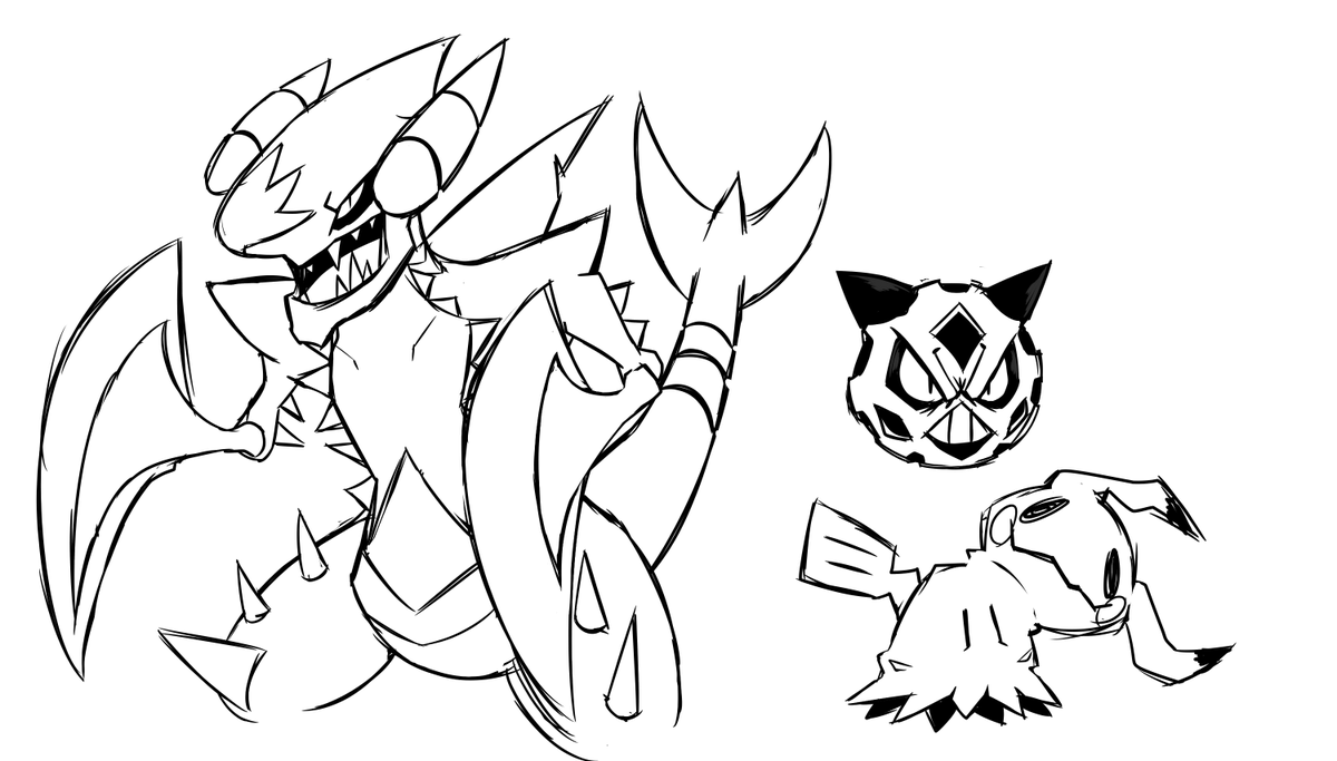 Sonic32Super's tweet photo. pokemon doodle https://t.co/EstuxibjPj
