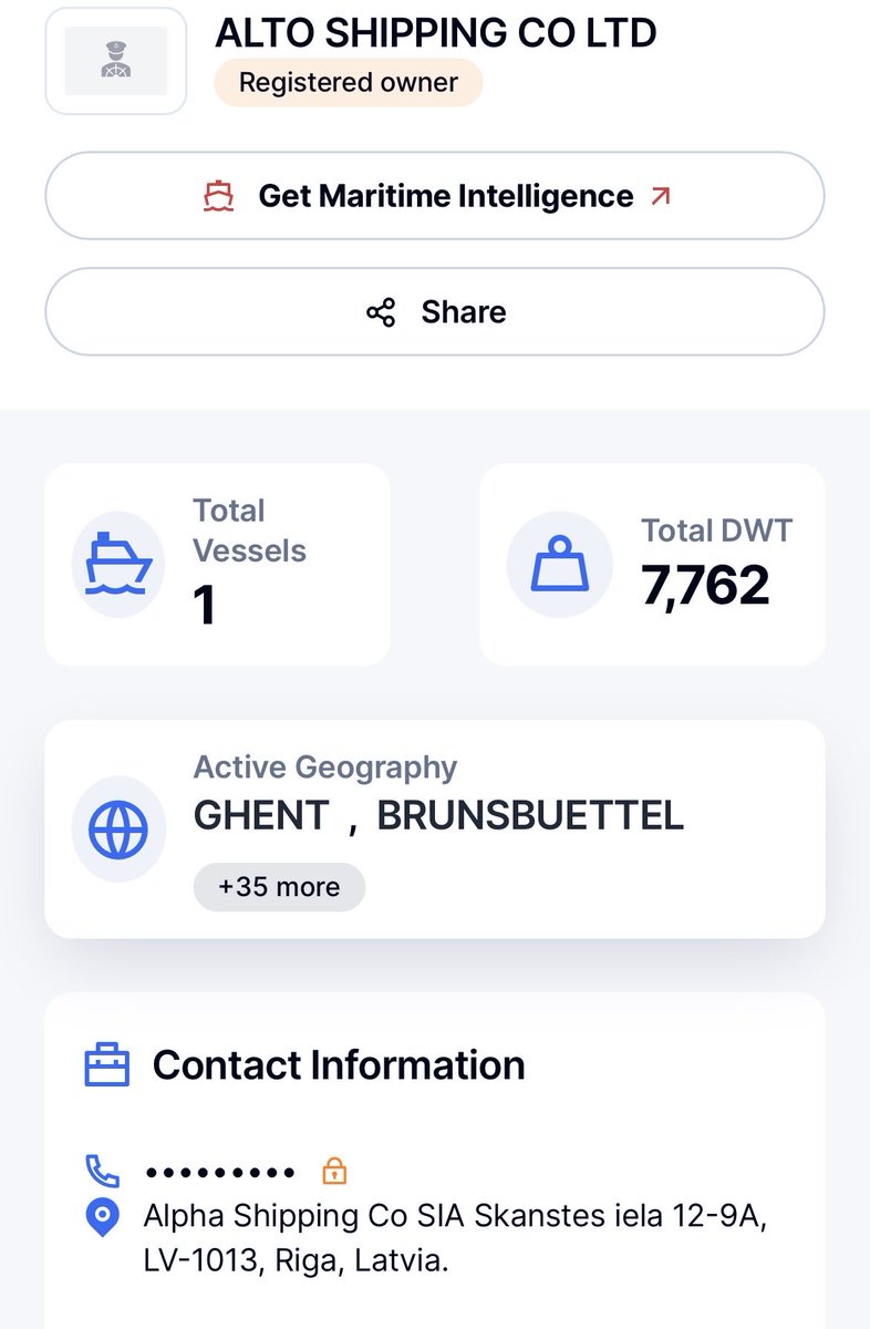 🚨The 4th Cargo load of Alumina THIS WEEK is just about to slip its mooring in Aughinish, Ireland on her way to St Petersburg, Russia. 

Cargo ship ALTO is operated by a Latvian company. Details 👇