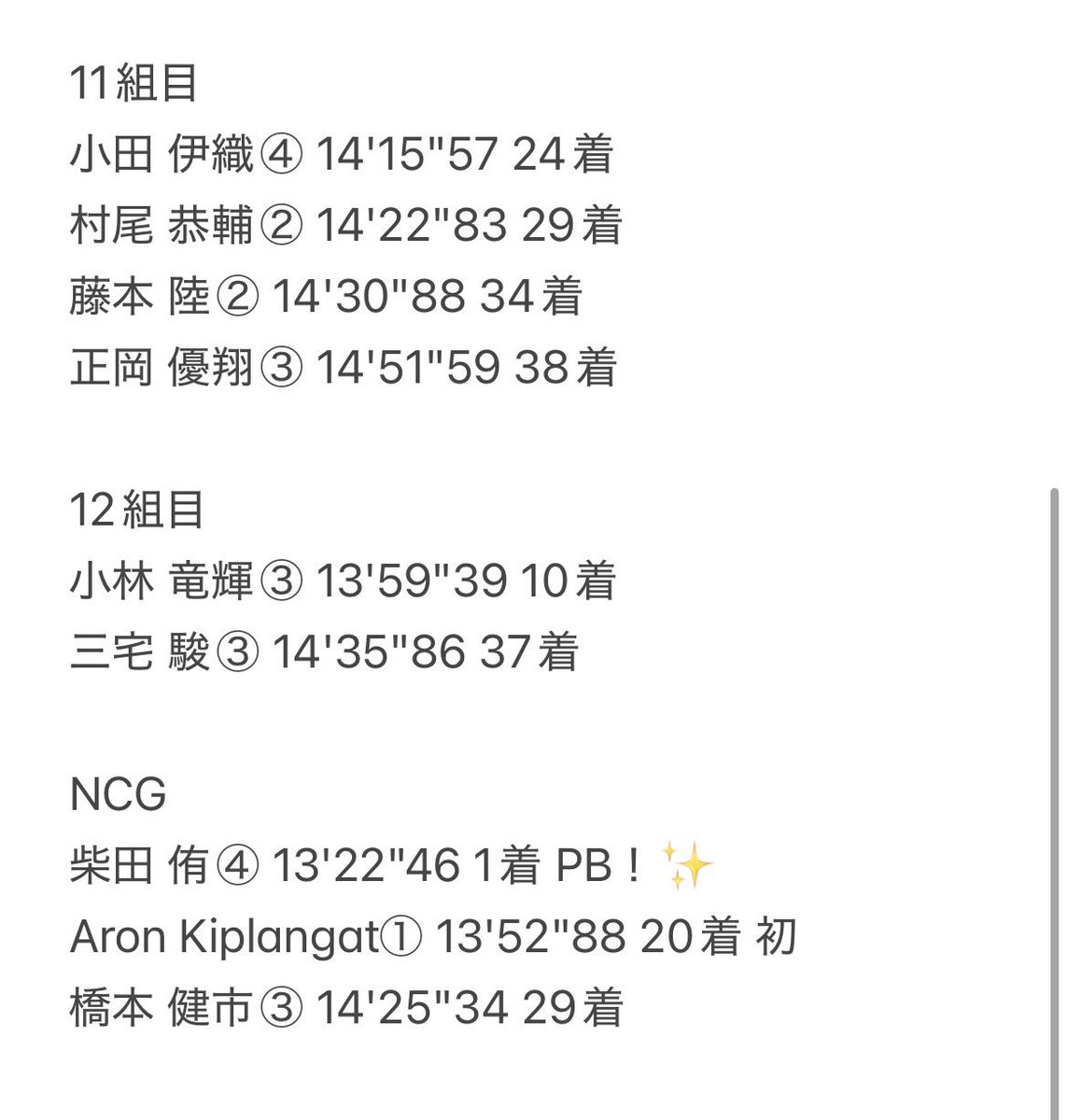 城西大学男子駅伝部 tweet media