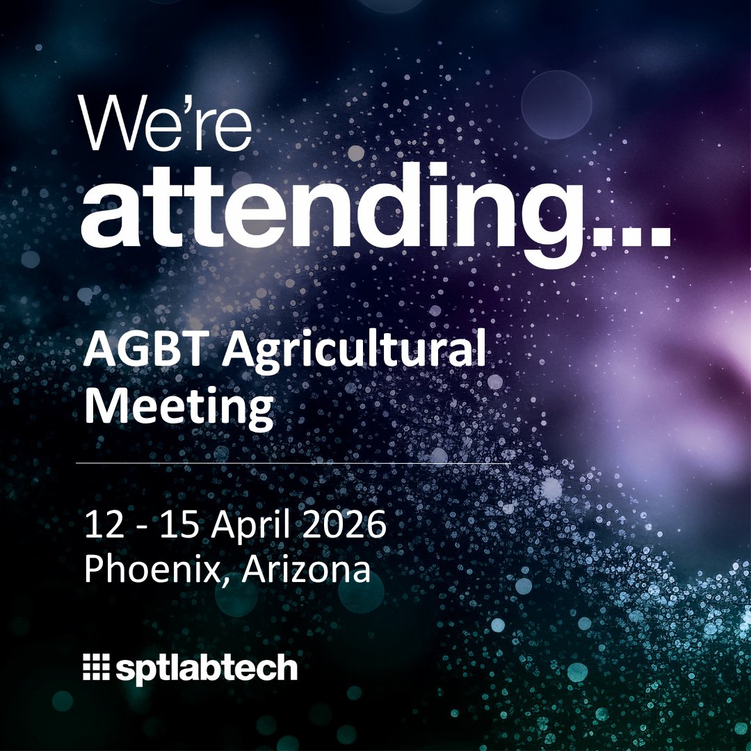 SPTLabtech's tweet image. We’re excited to be heading to #AGBTAg 2026. Join us at booth 101 to connect with our team and explore how automation can support your evolving genomics workflows.
 
We look forward to seeing you there 🔗go.sptlabtech.com/4moEaVF
 
#Labautomation #Agriculture