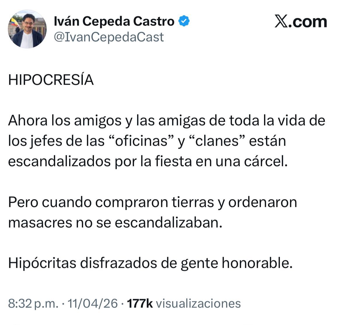 María Fernanda Cabal tweet media