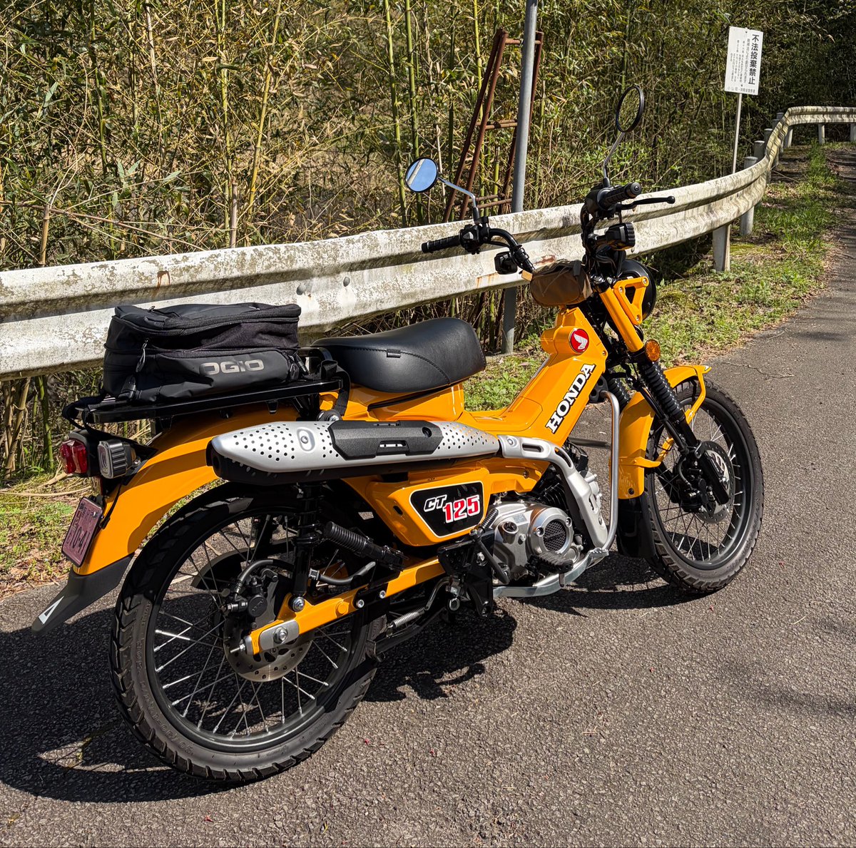 say_row_gun_toy's tweet image. 一度使い始めたらテールバッグを手放せなくなった。 #ct125 #huntercub #ogio