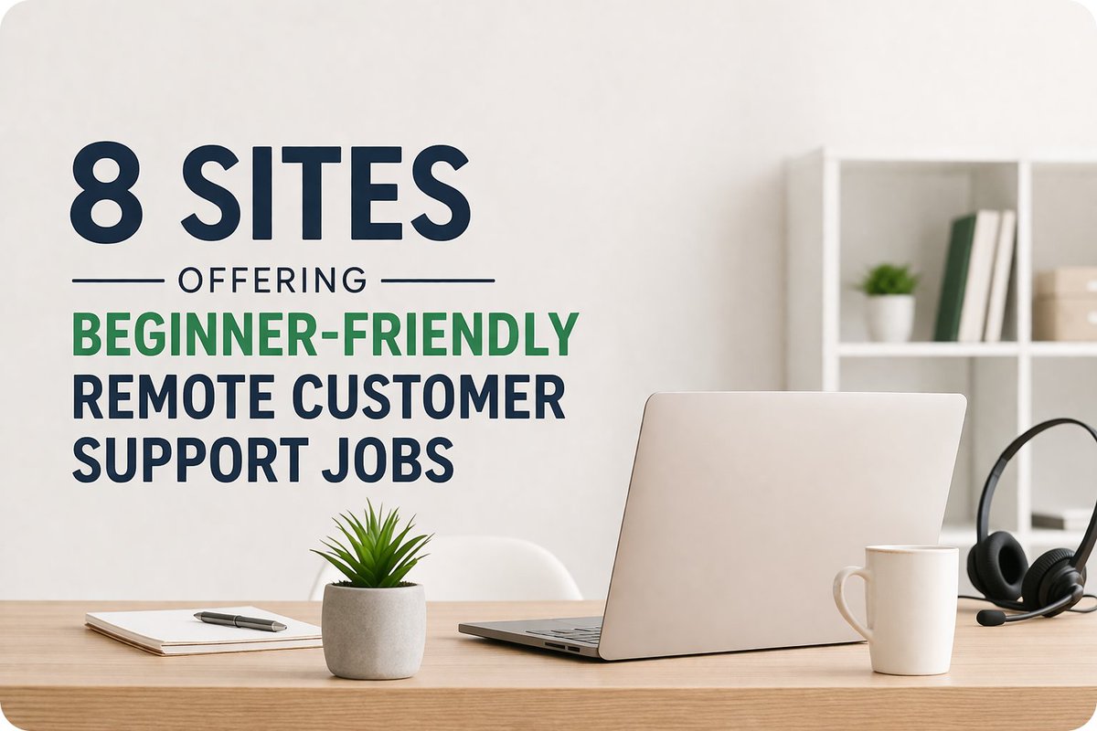 GavariDaniel's tweet image. 8 Sites Offering Beginner-Friendly Remote Customer Support Jobs lanternpost.org/8-sites-offeri… 
#RemoteJobs #WorkFromHome #CustomerSupport #OnlineJobs #RemoteWork #NoExperienceJobs #EarnOnline #JobSearch