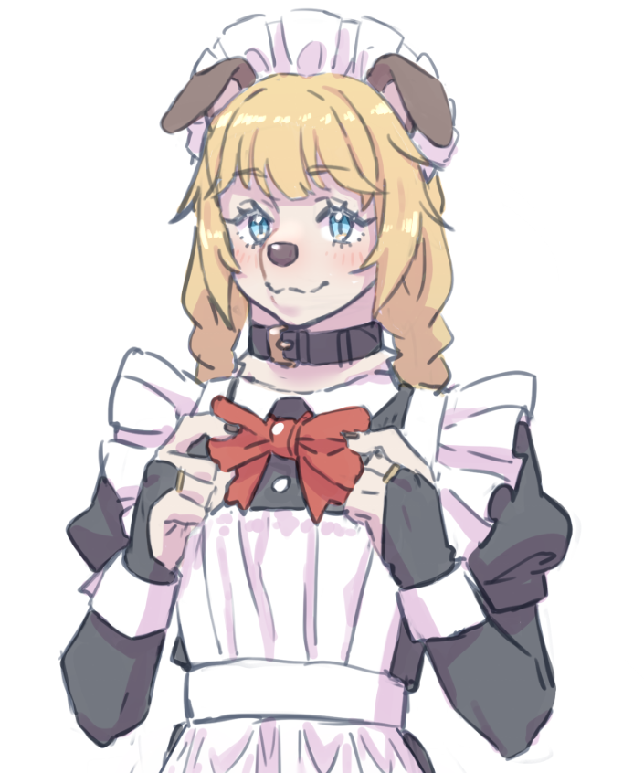 「コボルトメイドのお落書きですわ」|本間きみか🧸👜💐のイラスト