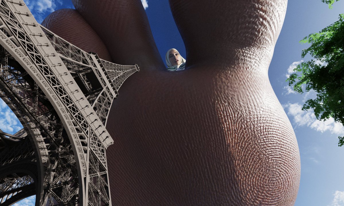 gtsmoha's tweet image. Hanna's walk 💙 (test)

A "little" walk in her fav country 😋😉

#sizetwitter #giantess #goddess #feet