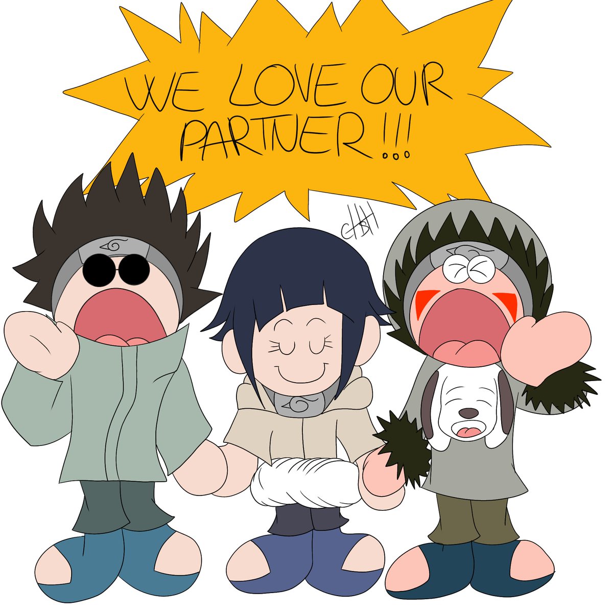 DororoSouk29280's tweet photo. Hey, here are two cute  drawings ✨
Idea based by @poIyumes of X. I hope you like them.

#Shino #ShinoAburame #HinataHyuga #KibaInuzuka #UA #Naruto #BorutoUzumaki #HoshiUchiha #KaoruInuzuka #Inuzuka #sasuhinafamily #Oc #fanon #Hoshi #Boruto #Kiba #Kaoru https://t.co/HpVO61qHv8